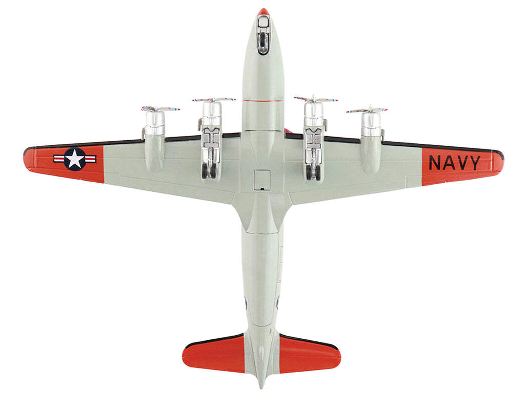 Douglas C-54Q Skymaster Transport Aircraft "US Navy Test Pilot School" (1973) United States Navy "Airliner Series" 1/200 Diecast Model by Hobby Master - image 4