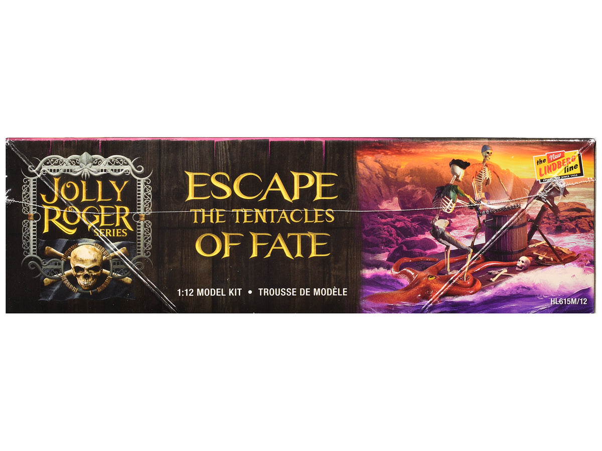 Skill 2 Model Kit Jolly Roger Series "Escape the Tentacles of Fate" Diorama Set 1/12 Scale Model by Lindberg - image 2