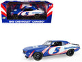 1969 Chevrolet Camaro #5 Kyle Larson "Hendrick Motorsports First Win Tribute" Blue and White with Graphics 1/18 Diecast Model Car by Highway 61