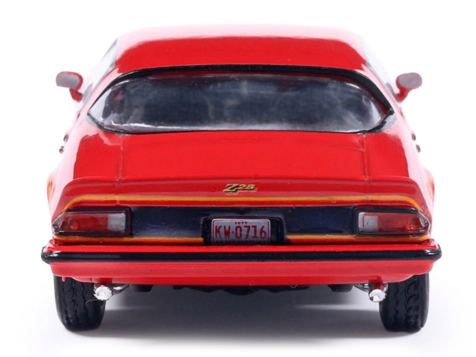 1977 Chevrolet Camaro Z28 Red with Hood Stripes 1/64 Diecast Model by IXO Models - image 5