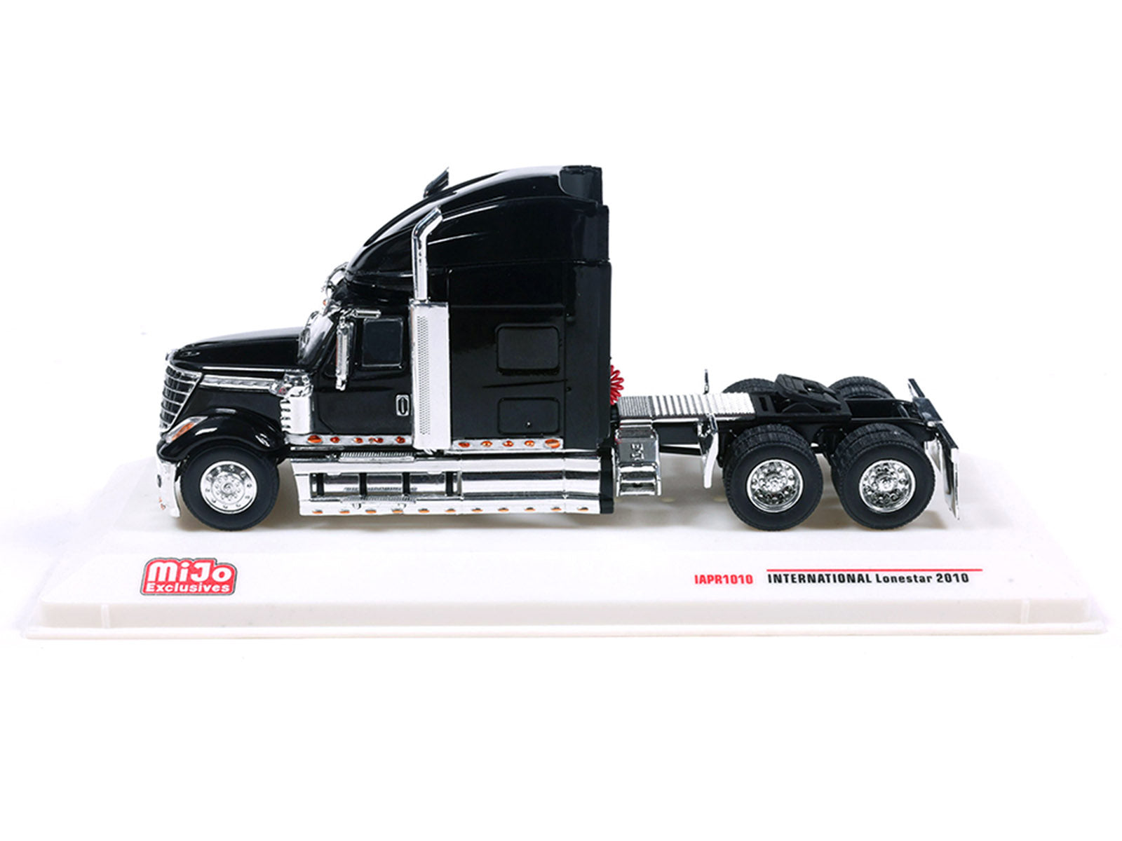 2010 International Lonestar Truck Tractor Black 1/64 Diecast Model by IXO Models - image 2