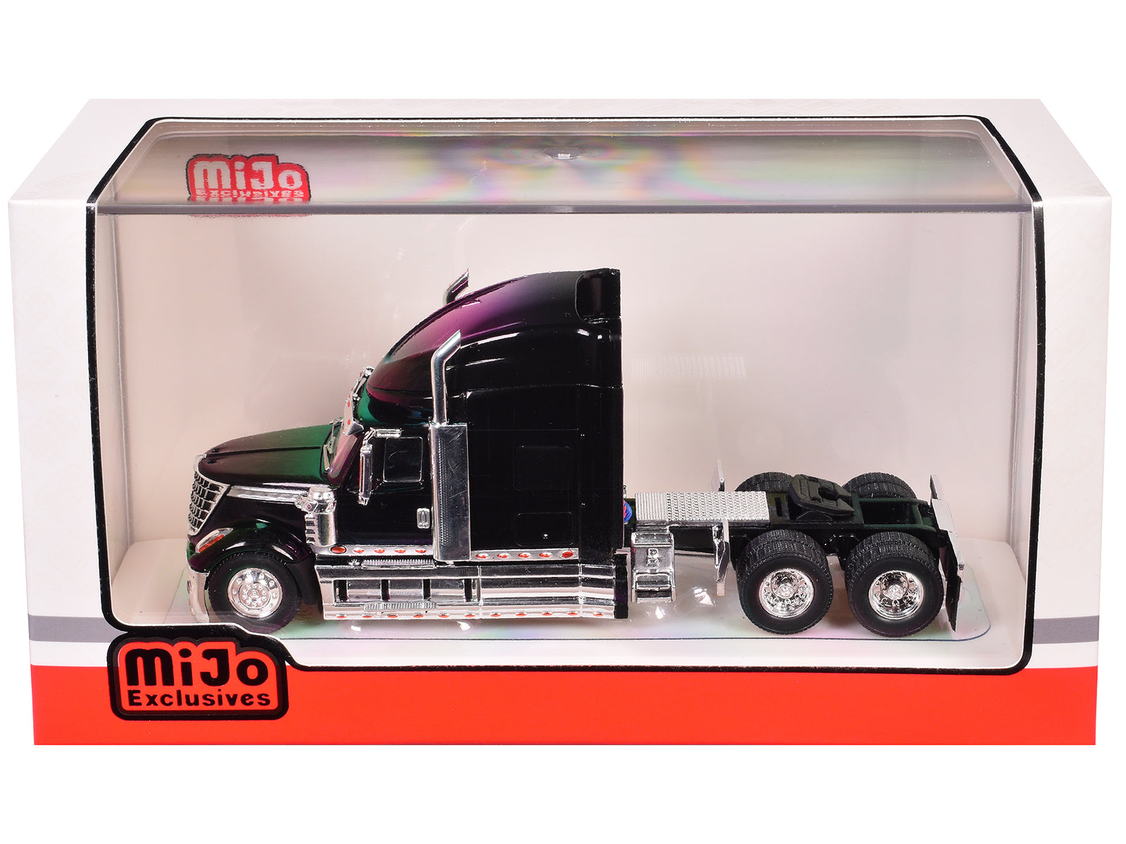 2010 International Lonestar Truck Tractor Black 1/64 Diecast Model by IXO Models - image 3