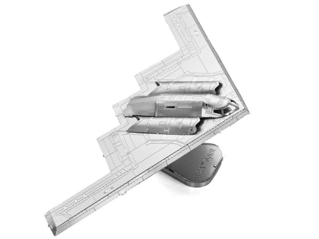 Model Kit Northrop Grumman B-2 Spirit Stealth Bomber Aircraft (Moderate Difficulty) Steel Model by Metal Earth - image 4