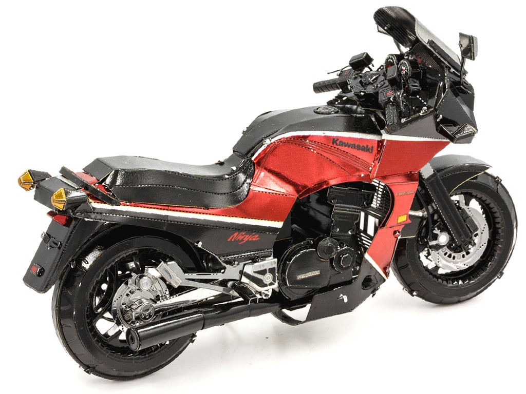 Model Kit Kawasaki GPz900R Motorcycle Red and Black (Challenging Difficulty) Steel Model by Metal Earth - image 3
