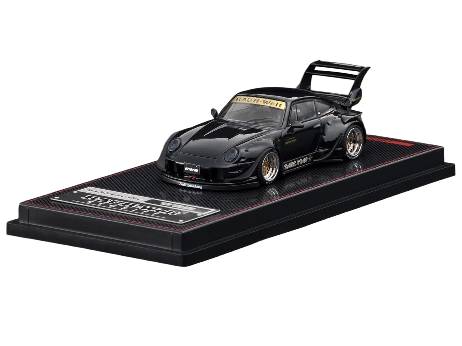 RWB 993 "Dark Star" Black 1/64 Diecast Model Car by Ignition Model - image 2
