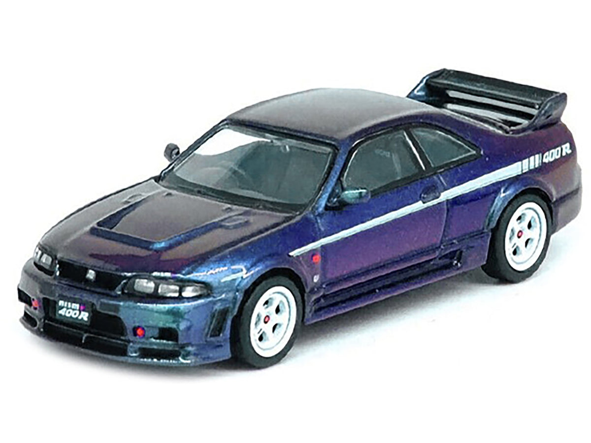 Nissan Skyline GT-R (R33) Nismo 400R RHD (Right Hand Drive) Midnight Purple II Metallic "Hong Kong Toycar Salon 2023 Special Edition" 1/64 Diecast Model Car by Inno Models - image 2