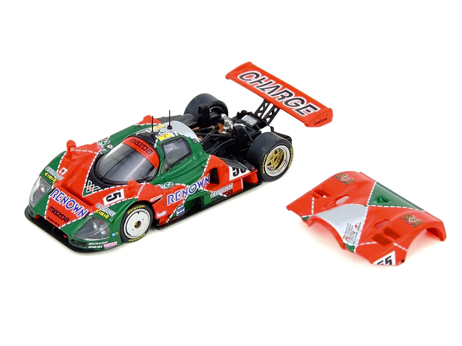 Mazda 787B #55 Johnny Herbert - Volker Weidler - Bertrand Gachot "Mazdaspeed" Winner "24 Hours of Le Mans" (1991) 1/64 Diecast Model Car by Inno Models