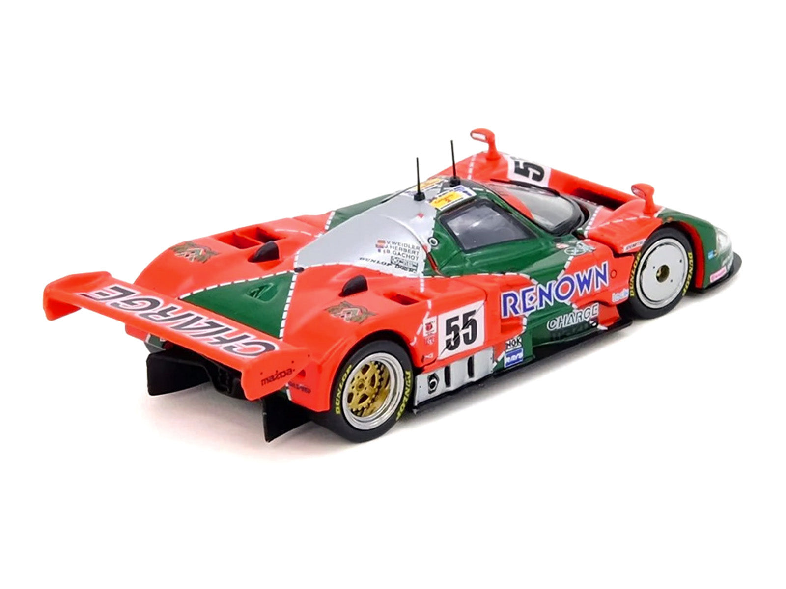 Mazda 787B #55 Johnny Herbert - Volker Weidler - Bertrand Gachot "Mazdaspeed" Winner "24 Hours of Le Mans" (1991) 1/64 Diecast Model Car by Inno Models