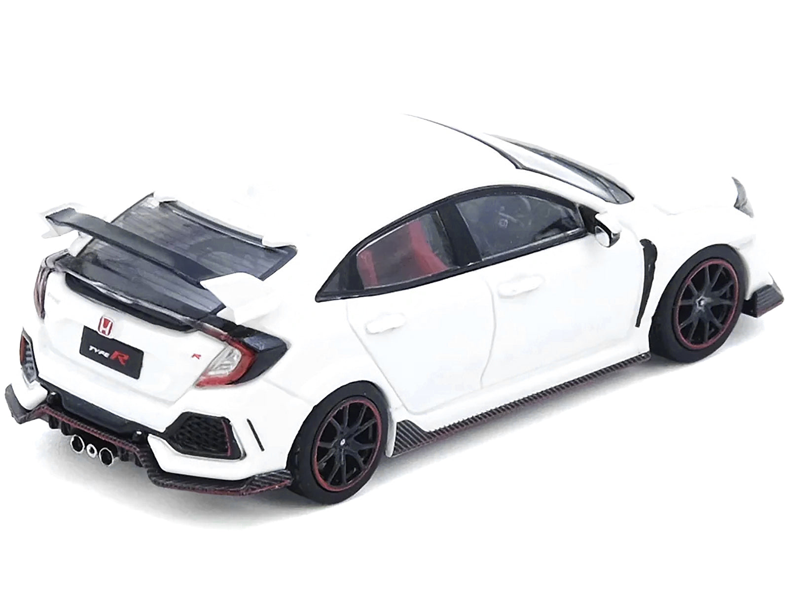 Honda Civic Type R (FK8) RHD (Right Hand Drive) White 1/64 Diecast Model Car by Inno Models - image 2
