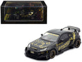 Toyota GR86 "Pandem" RHD (Right Hand Drive) Black with Gold Graphics "Hobby Expo China 2025 Event Exclusive" 1/64 Diecast Model Car by Inno Models