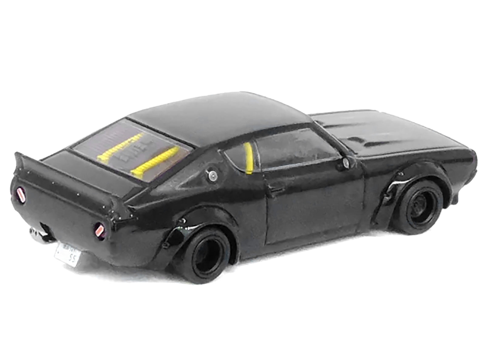 Nissan Skyline 2000 GT-R (KPGC110) RHD (Right Hand Drive) "LB-Works" Black 1/64 Diecast Model Car by Inno Models - image 2