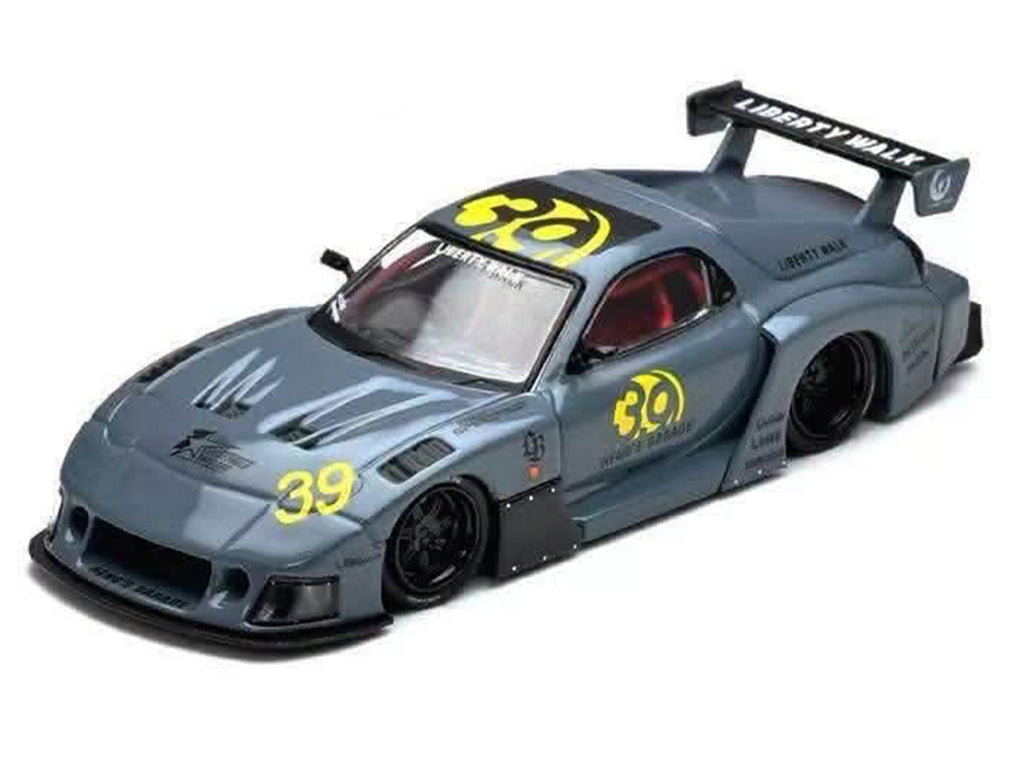 Mazda RX7 (FD3S) LB-Super Silhouette RHD (Right Hand Drive) #39 "Heng's Garage" Gray "Thailand Diecast Expo 2026 Event Edition" 1/64 Diecast Model Car by Inno Models