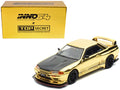 Nissan Skyline GT-R (R32) "Top Secret" RHD (Right Hand Drive) Chrome Gold with Carbon Hood "The Model Car Show Malaysia 2025 Event Edition" 1/64 Diecast Model Car by Inno Models