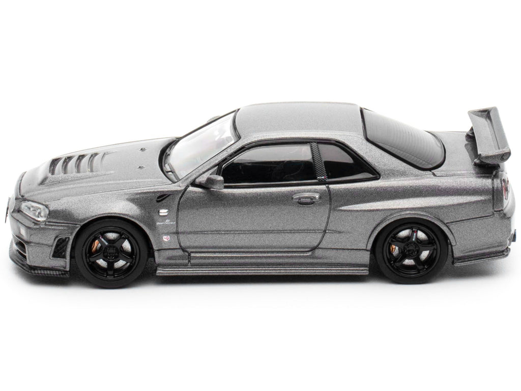Nissan Skyline GT-R (R34) Z-Tune RHD (Right Hand Drive) Gray Metallic "Thailand Diecast Expo 2025 Event Edition" 1/64 Diecast Model Car by Inno Models - image 3