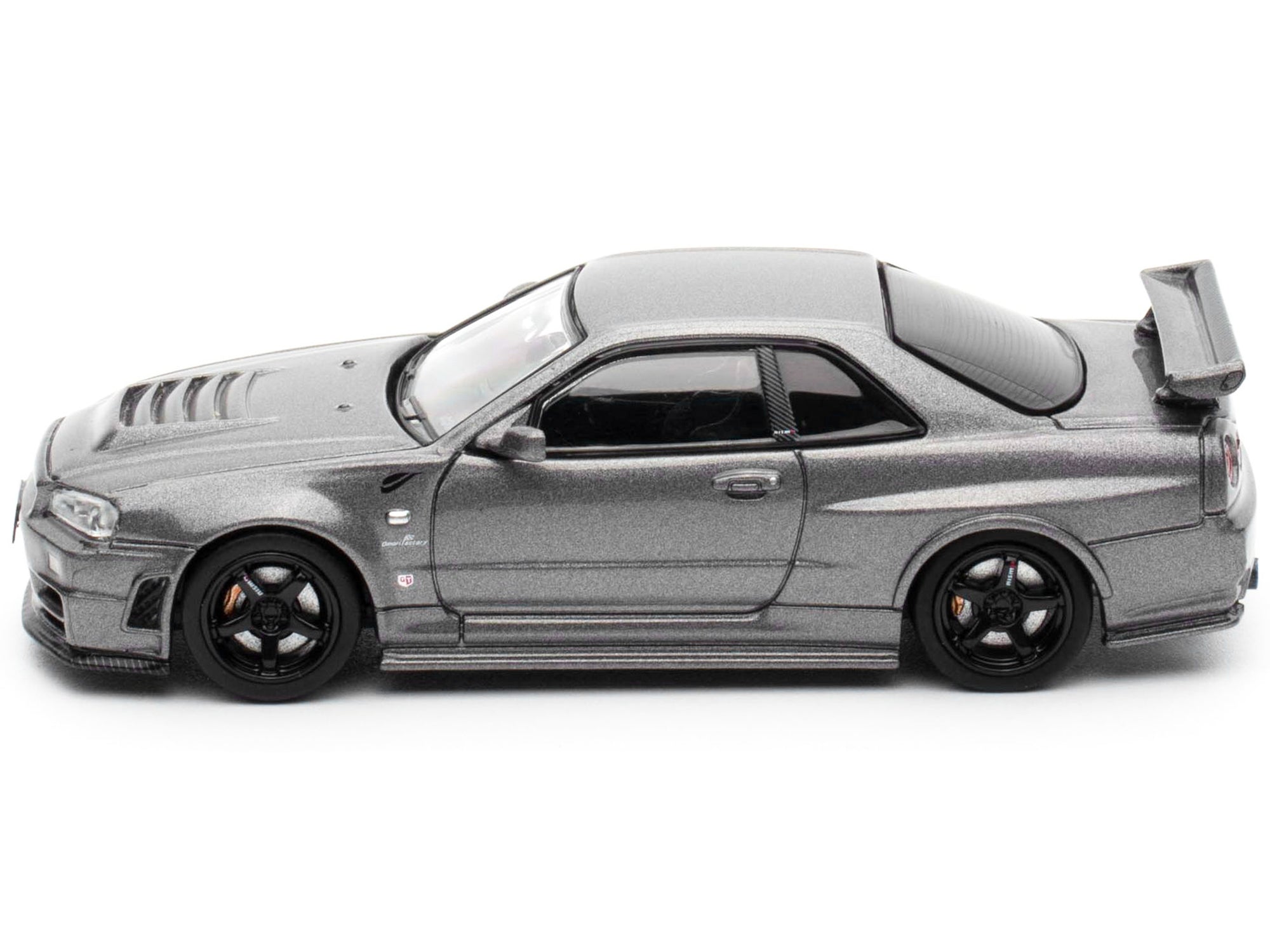 Nissan Skyline GT-R (R34) Z-Tune RHD (Right Hand Drive) Gray Metallic "Thailand Diecast Expo 2025 Event Edition" 1/64 Diecast Model Car by Inno Models - image 3
