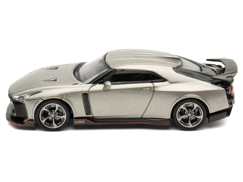 Nissan GT-R50 By ItalDesign Gray Metallic "Indonesia Diecast Expo 2024 Exclusive Edition" 1/64 Diecast Model Car by Inno Models - image 3