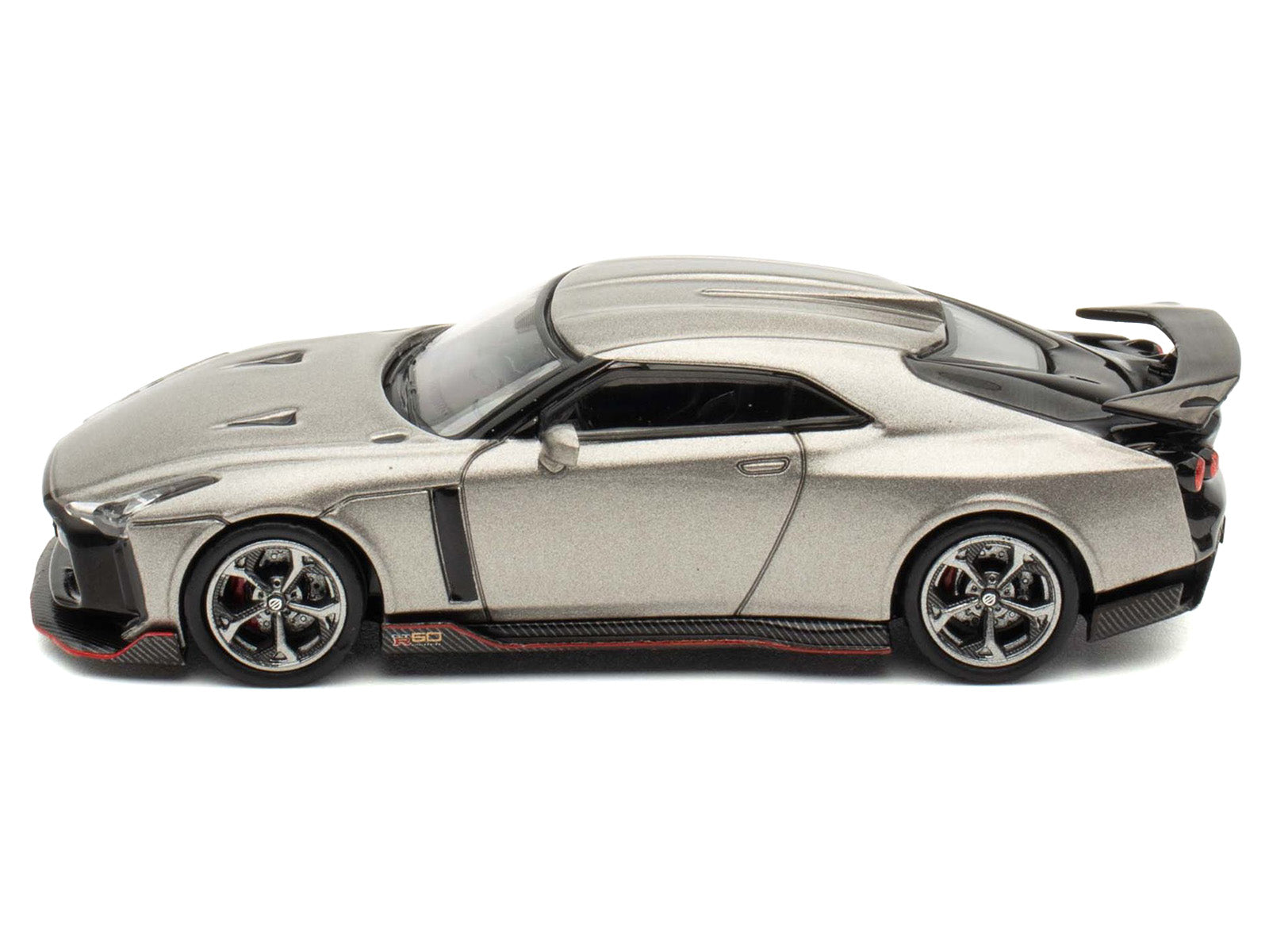 Nissan GT-R50 By ItalDesign Gray Metallic "Indonesia Diecast Expo 2024 Exclusive Edition" 1/64 Diecast Model Car by Inno Models - image 3