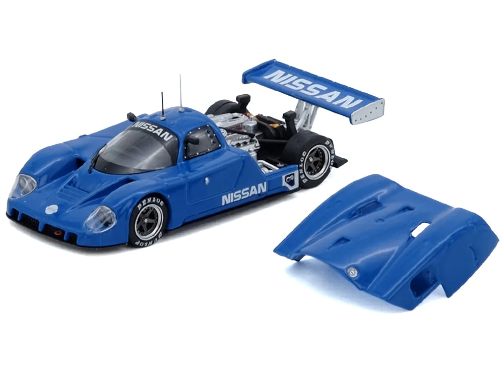 Nissan R89C "Works Prototype" Blue "World Sports Car Championship" (1989) 1/64 Diecast Model Car by Inno Models - image 2