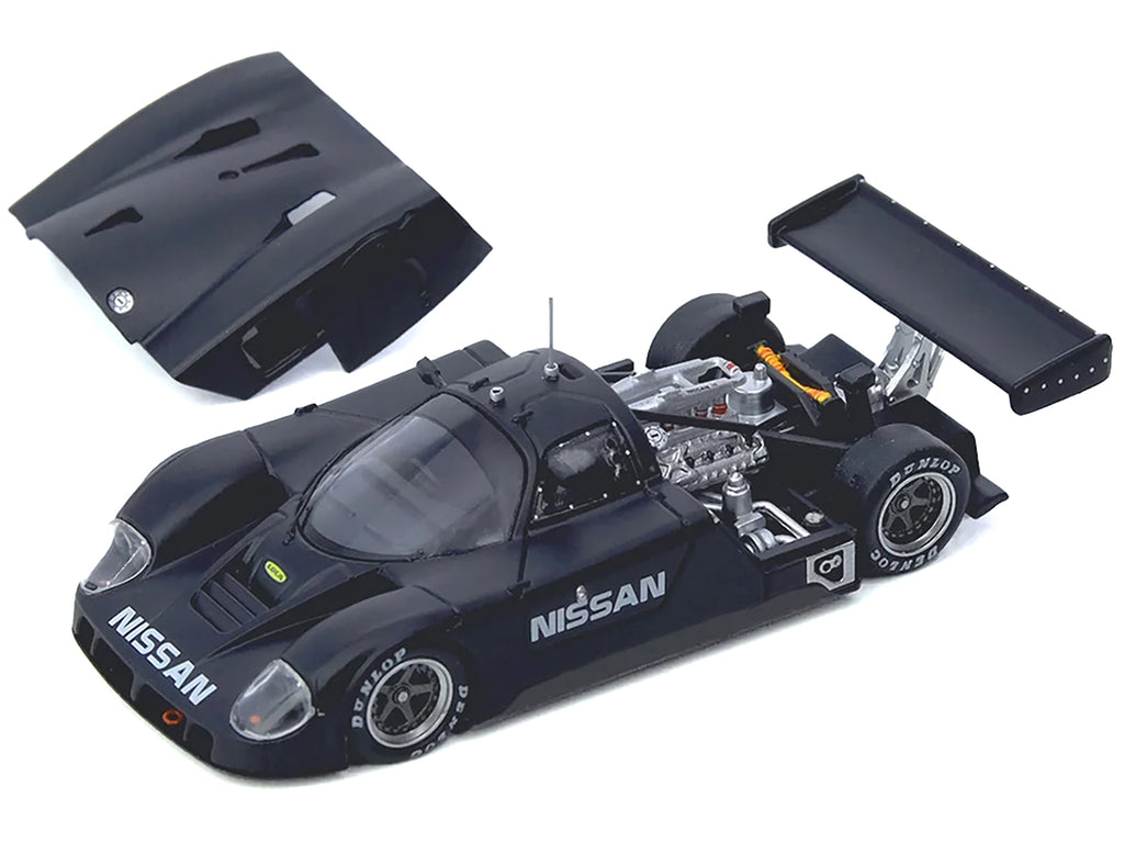 Nissan R89C Matt Black "Le Mans Shakedown Test at Paul Ricard 1988" 1/64 Diecast Model Car by Inno Models - image 2