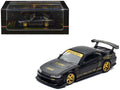 Nissan "Top Secret" Silvia (S15) RHD (Right Hand Drive) Matt Black with Carbon Hood "APA XPO 2025 Event Edition VIP Ticket Bundle" 1/64 Diecast Model Car by Inno Models
