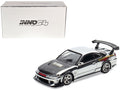 Nissan "Top Secret" Silvia (S15) RHD (Right Hand Drive) Chrome with Carbon Hood "Tokyo Auto Salon Kuala Lumpur 2025 Event Edition" 1/64 Diecast Model Car by Inno Models