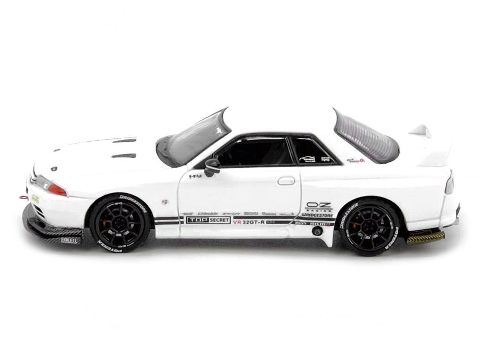 Nissan Skyline "Top Secret" (VR32) GT-R RHD (Right Hand Drive) White 1/64 Diecast Model Car by Inno Models - image 2