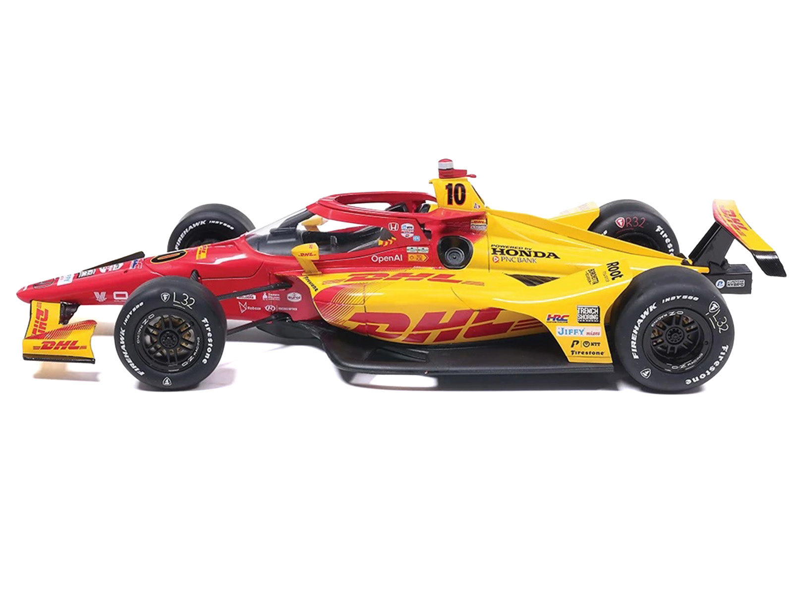 Dallara IndyCar #10 Alex Palou "DHL - Chip Ganassi Racing" Winner "Indianapolis 500" (2025) 1/18 Diecast Model Car by IXO Models - image 2