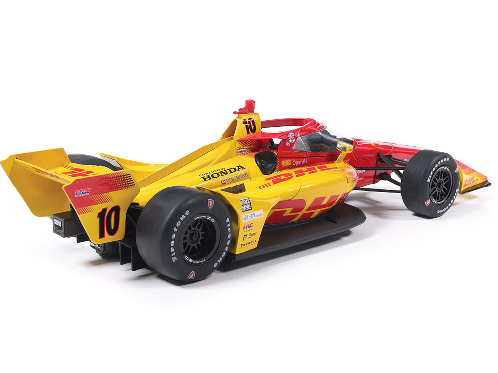 Dallara IndyCar #10 Alex Palou "DHL" Chip Ganassi Racing (Road Course Configuration) Champion "NTT IndyCar Series" (2025) 1/18 Diecast Model Car by IXO Models - image 3