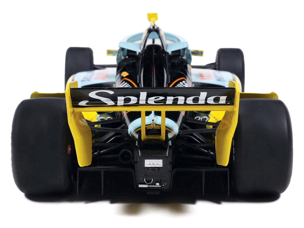 Dallara IndyCar #21 Christian Rasmussen "Splenda" Ed Carpenter Racing (Road Course Configuration) "NTT IndyCar Series" (2026) 1/18 Diecast Model Car by IXO Models - image 5
