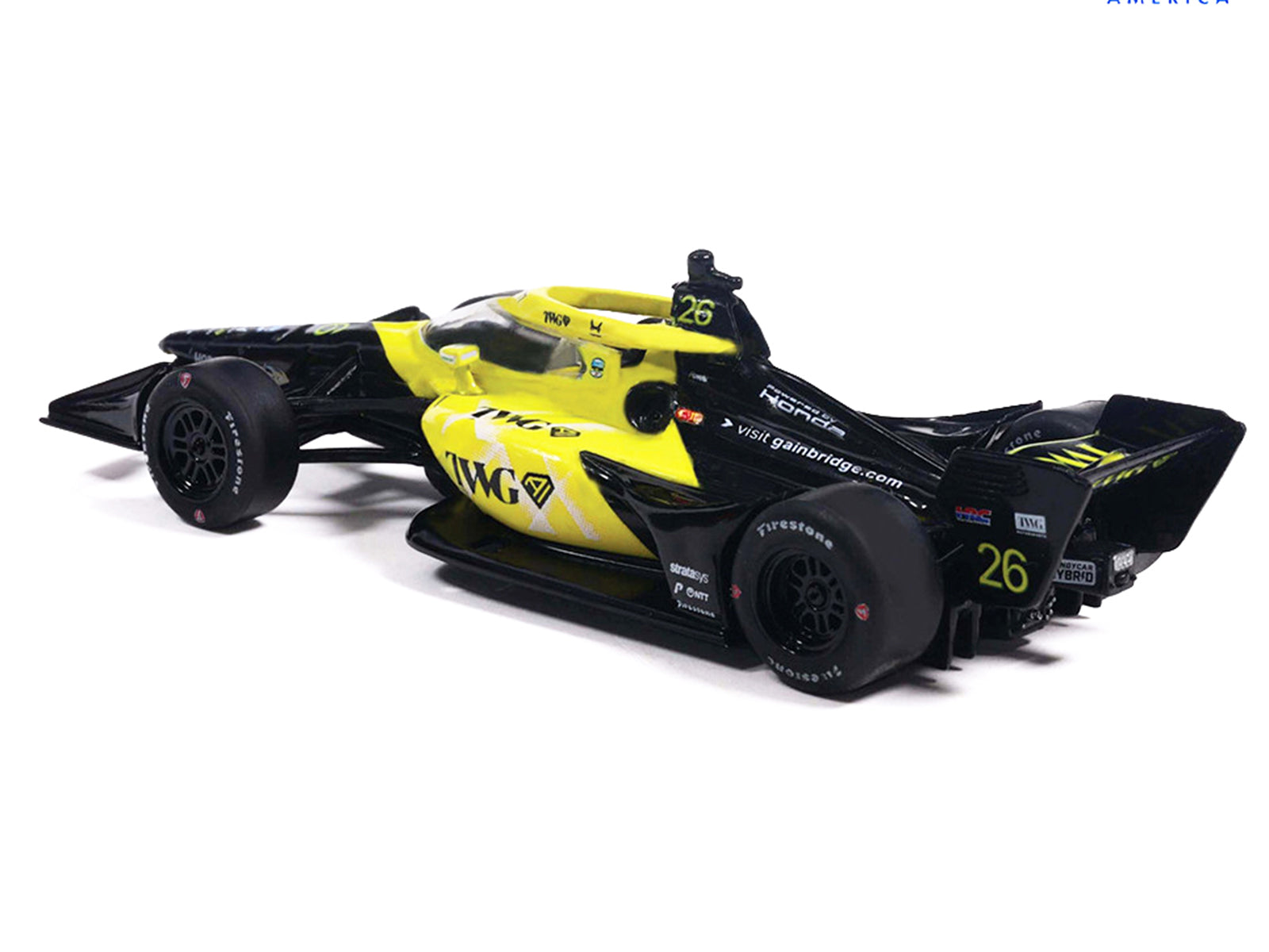 Dallara IndyCar #26 Will Power "TWG" Andretti Global (Road Course Configuration) "NTT IndyCar Series" (2026) 1/64 Diecast Model Car by IXO Models - image 3