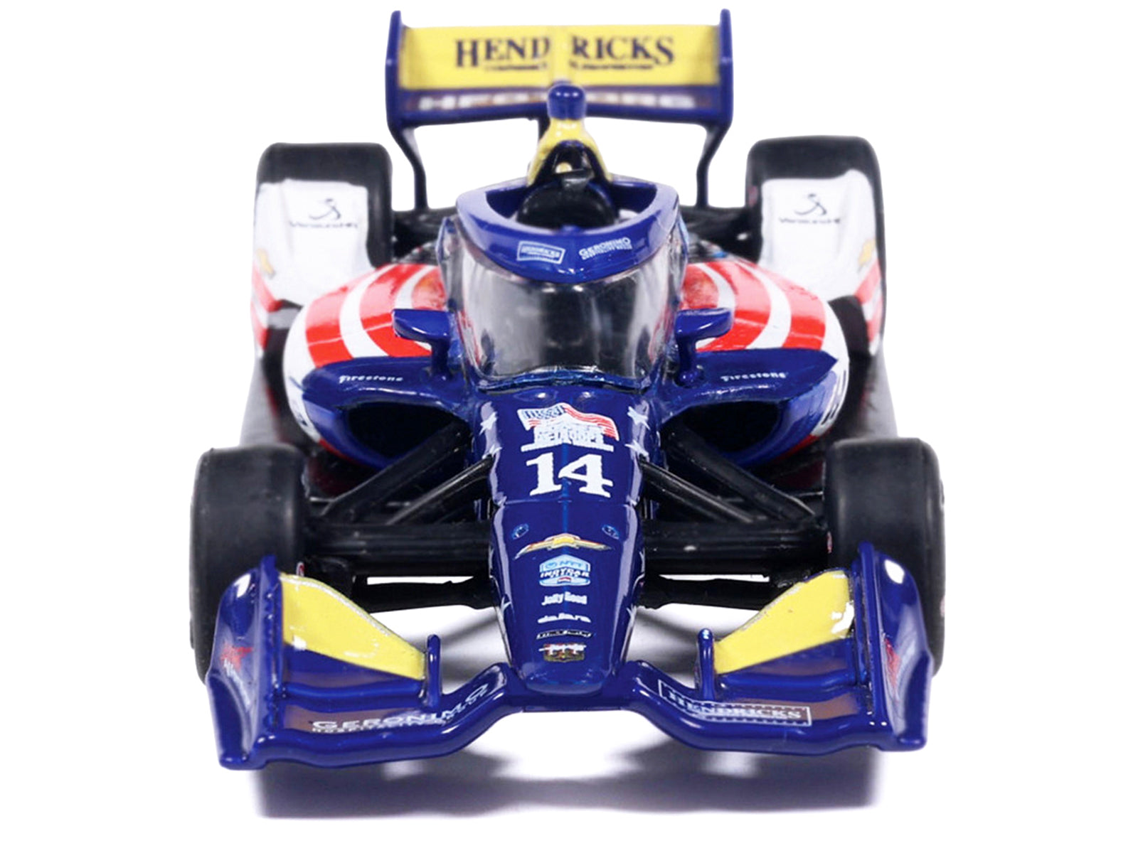 Dallara IndyCar #14 Santino Ferrucci "HFOT.Org" AJ Foyt Racing (Road Course Configuration) "NTT IndyCar Series" (2026) 1/64 Diecast Model Car by IXO Models - image 4