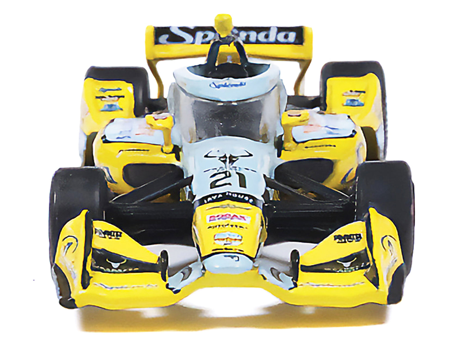 Dallara IndyCar #21 Christian Rasmussen "Splenda" Ed Carpenter Racing (Road Course Configuration) "NTT IndyCar Series" (2026) 1/64 Diecast Model by IXO Models - image 5
