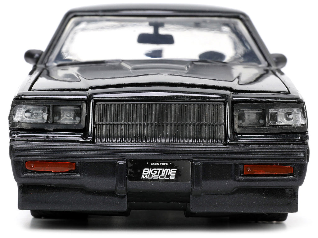 1987 Buick Grand National Black Metallic "Blackbird" "Bigtime Muscle" Series 1/24 Diecast Model Car by Jada - image 4