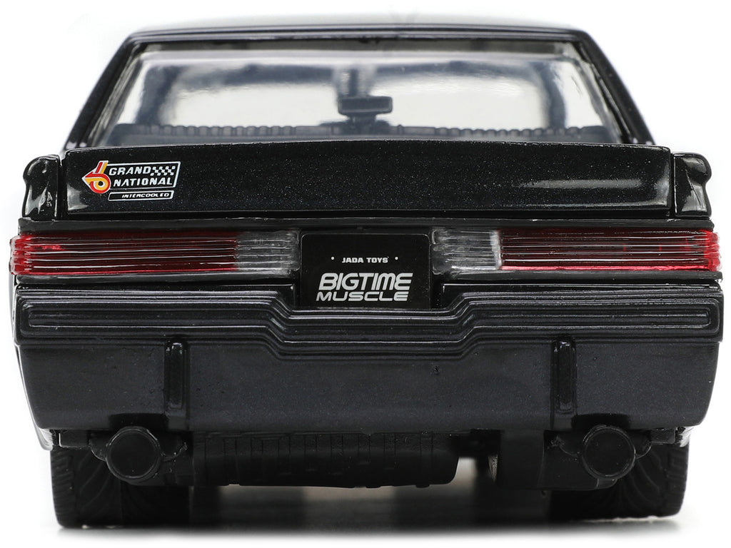 1987 Buick Grand National Black Metallic "Blackbird" "Bigtime Muscle" Series 1/24 Diecast Model Car by Jada - image 5