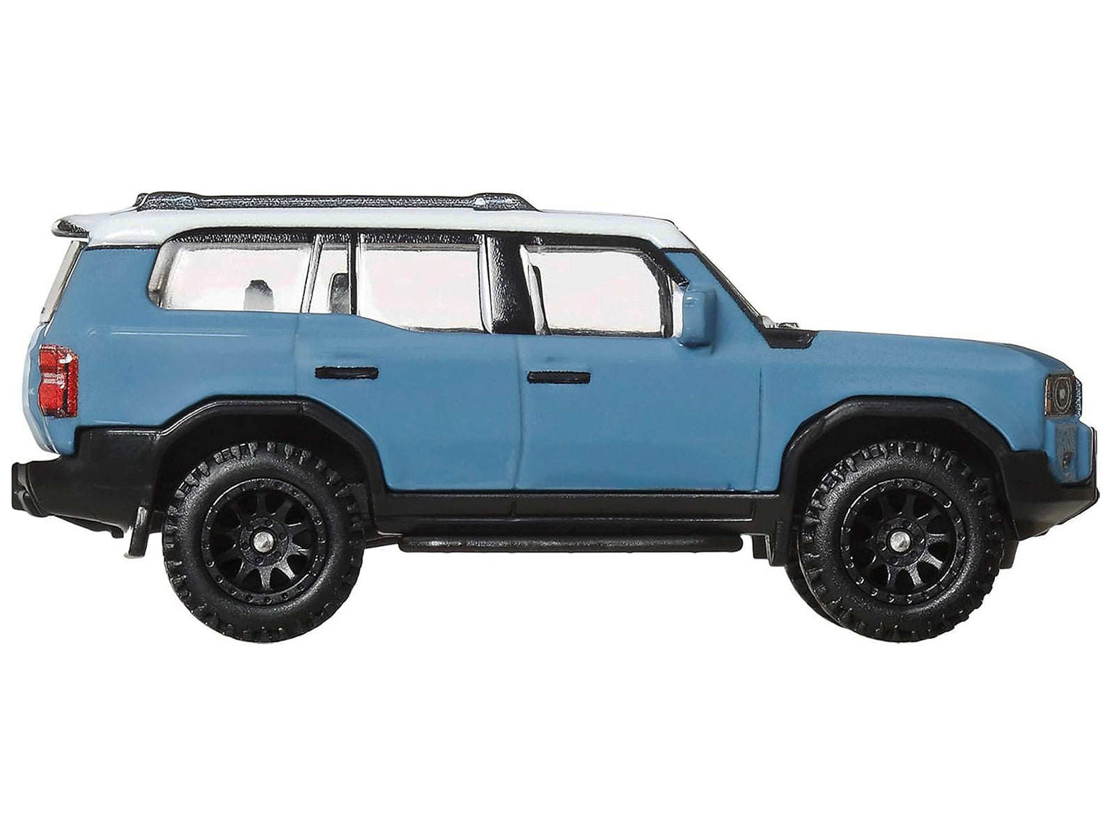 2024 Toyota Land Cruiser Blue with White Top "HW Off Road" Series Diecast Model Car by Hot Wheels - image 2