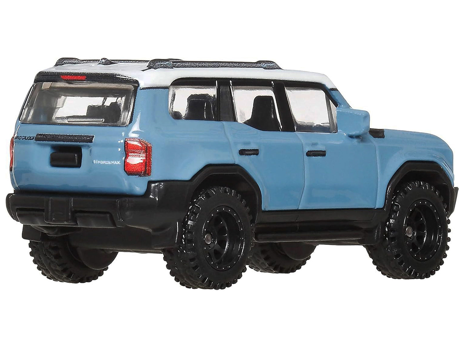 2024 Toyota Land Cruiser Blue with White Top "HW Off Road" Series Diecast Model Car by Hot Wheels - image 3