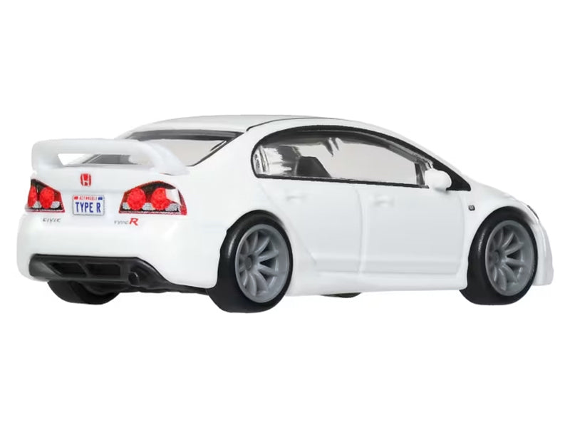 2007 Honda Civic Type R RHD (Right Hand Drive) White "Ronin Run II" Series Diecast Model Car by Hot Wheels - image 3