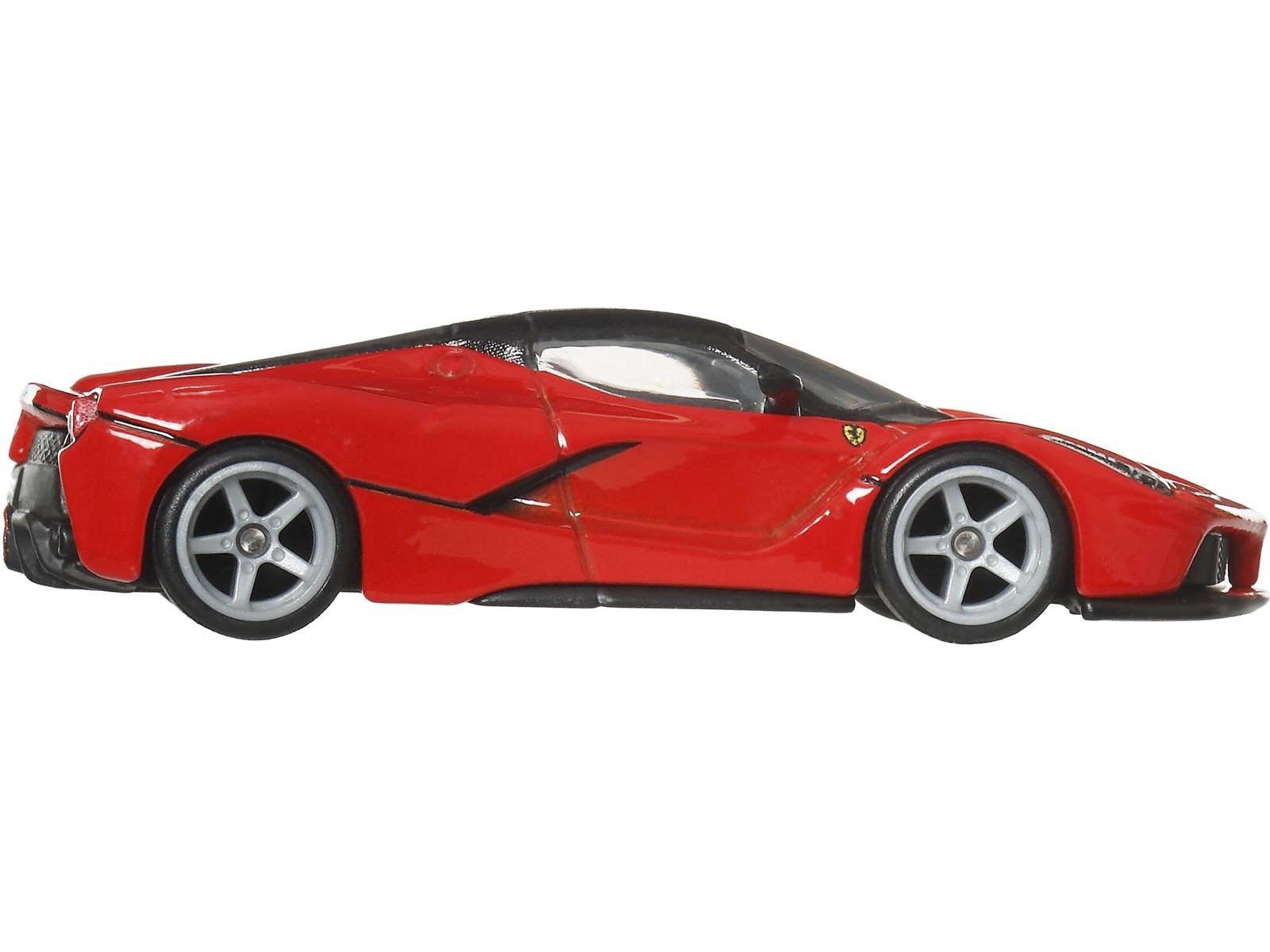 Ferrari LaFerrari Red with Black Top "Euro Speed" Series Diecast Model Car by Hot Wheels - image 2