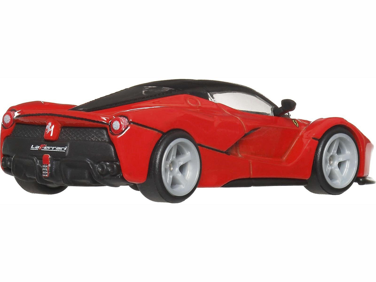 Ferrari LaFerrari Red with Black Top "Euro Speed" Series Diecast Model Car by Hot Wheels - image 3