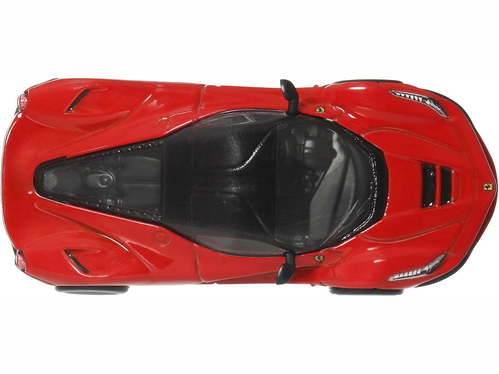 Ferrari LaFerrari Red with Black Top "Euro Speed" Series Diecast Model Car by Hot Wheels - image 4