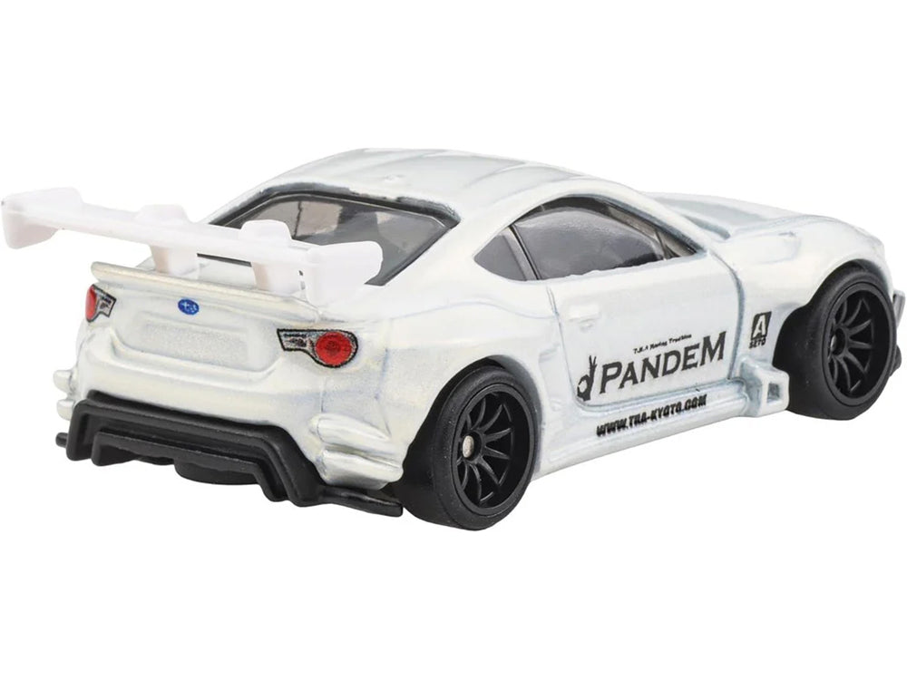 Subaru BRZ Pandem RHD (Right Hand Drive) White Metallic "Circuit Legends" Series Diecast Model Car by Hot Wheels - image 3