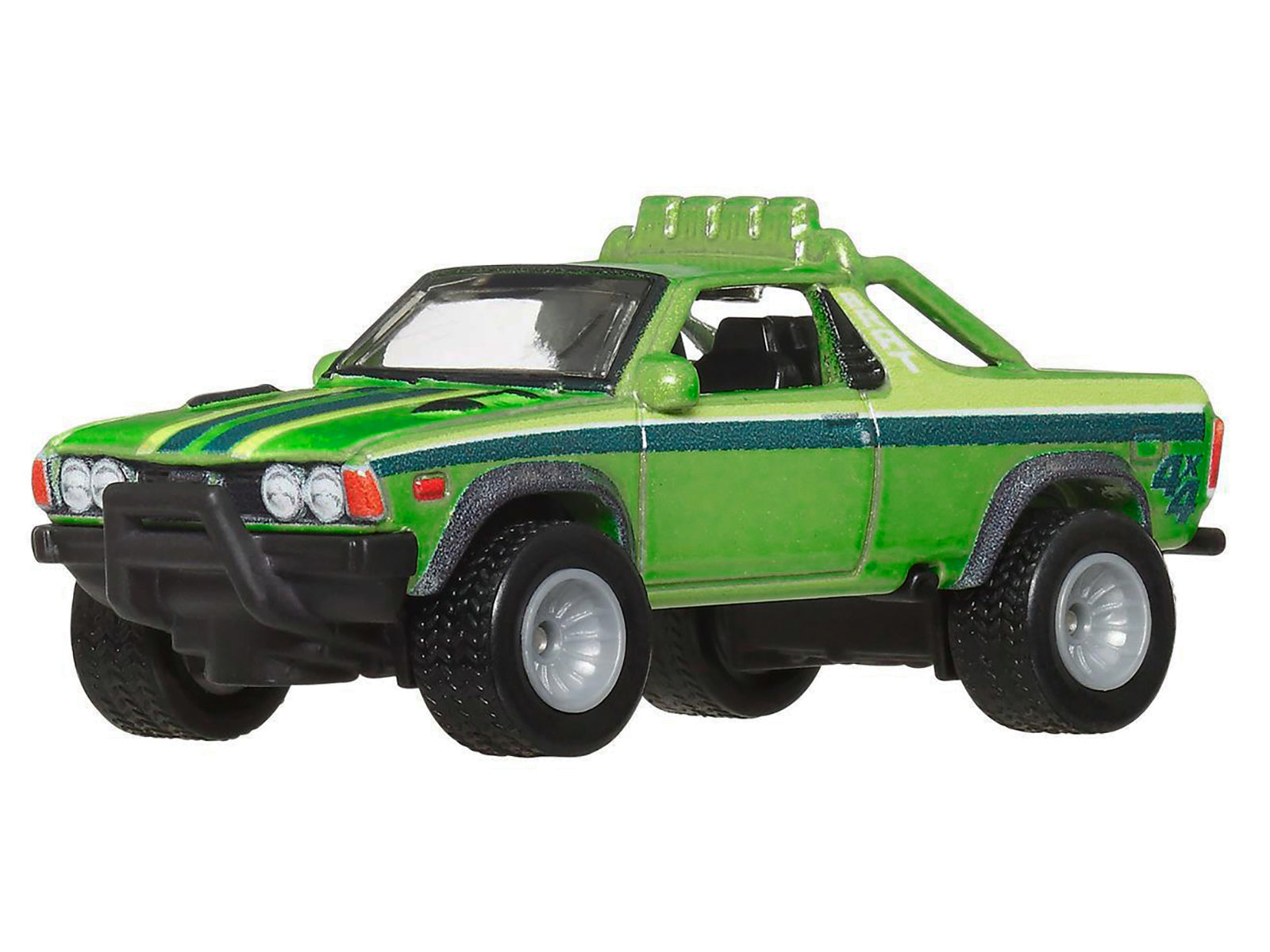 Subaru BRAT Utility Truck Green Metallic with Stripes "HW Off Road" Series Diecast Model Car by Hot Wheels - image 2