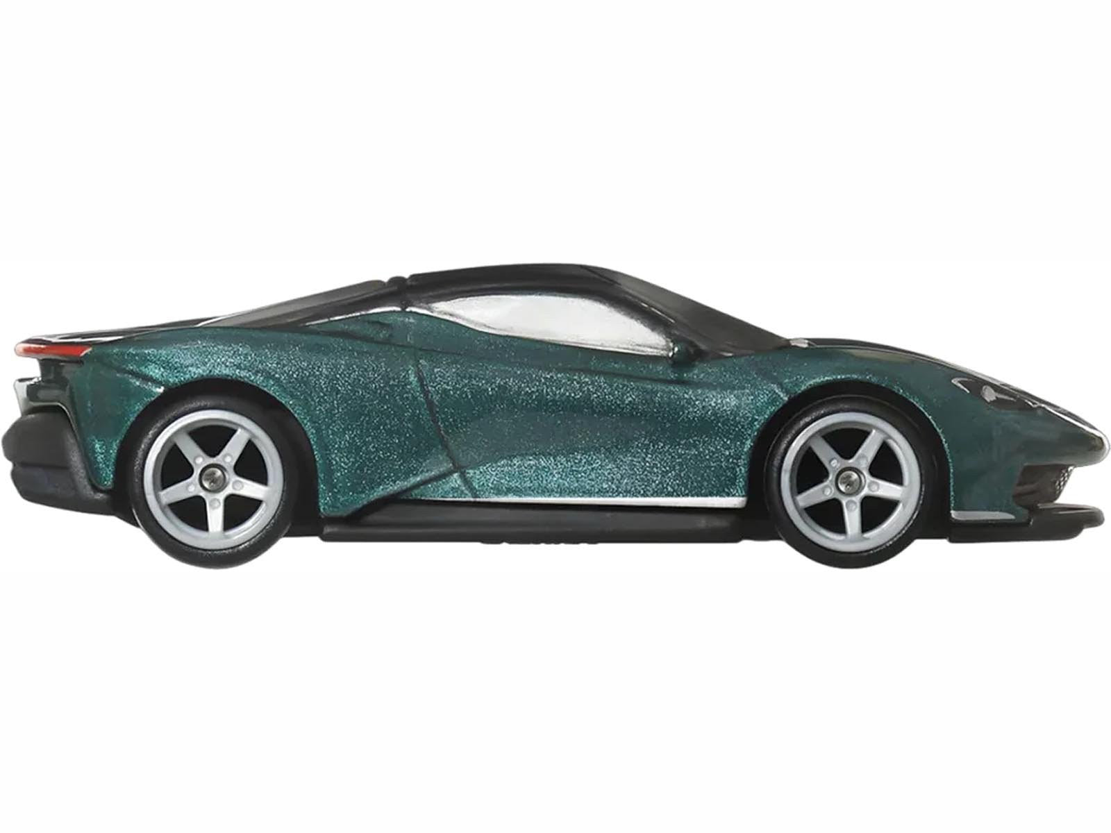 Automobili Pininfarina Battista Green Metallic with Black Top "Euro Speed" Series Diecast Model Car by Hot Wheels - image 3