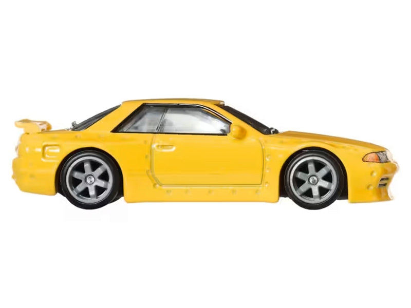 Nissan Skyline GT-R (R32) Pandem RHD (Right Hand Drive) Yellow "Ronin Run II" Series Diecast Model Car by Hot Wheels - image 2