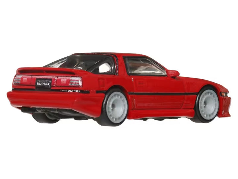 1989 Toyota Supra RHD (Right Hand Drive) Red "Ronin Run II" Series Diecast Model Car by Hot Wheels - image 3