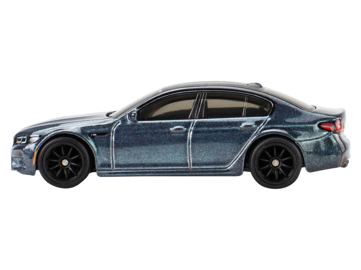 2021 BMW M5 Gray Metallic with Black Top "Mission: Impossible – Dead Reckoning" (2023) Movie "Pop Culture" Series Diecast Model Car by Hot Wheels - image 2