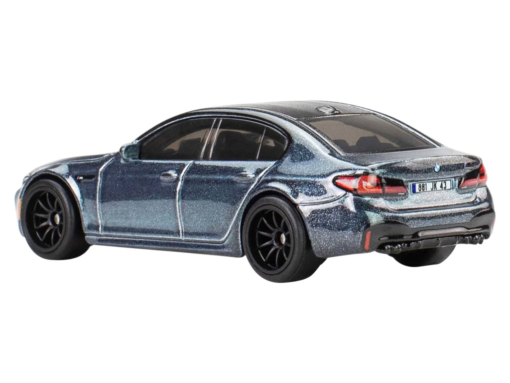 2021 BMW M5 Gray Metallic with Black Top "Mission: Impossible – Dead Reckoning" (2023) Movie "Pop Culture" Series Diecast Model Car by Hot Wheels - image 3