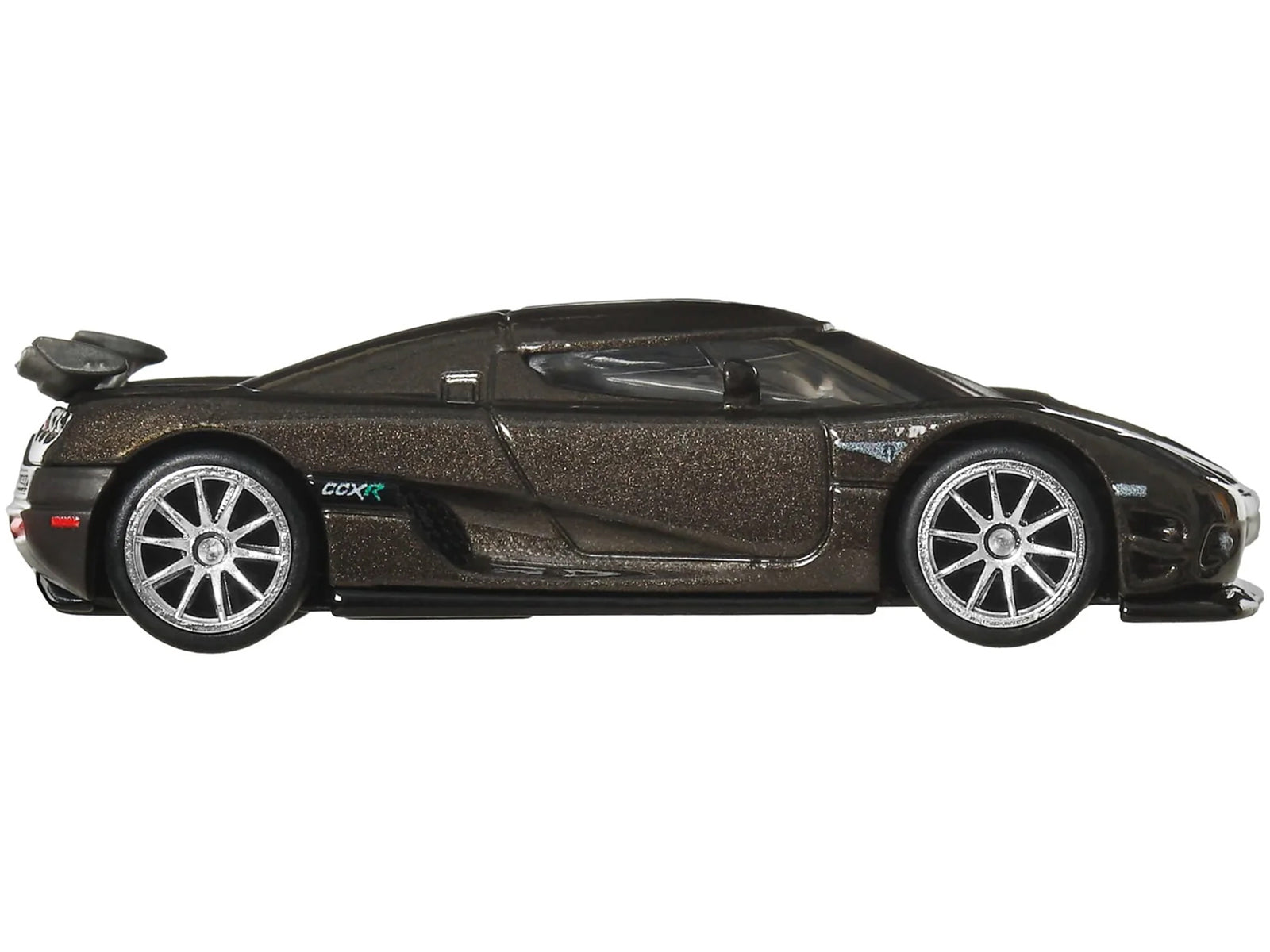 Koenigsegg CCXR Dark Gray Metallic "Fast Five" (2011) Movie "Fast & Furious" Series Diecast Model Car by Hot Wheels - image 2