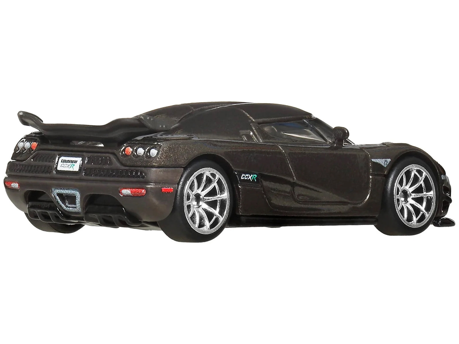 Koenigsegg CCXR Dark Gray Metallic "Fast Five" (2011) Movie "Fast & Furious" Series Diecast Model Car by Hot Wheels - image 3