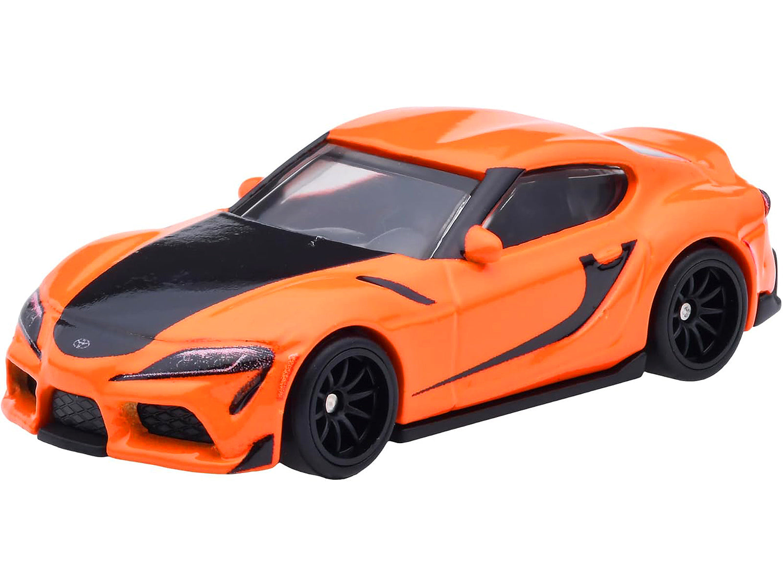 2021 Toyota GR Supra Orange and Black "F9" (2021) Movie "Fast & Furious" Series Diecast Model Car by Hot Wheels - image 2